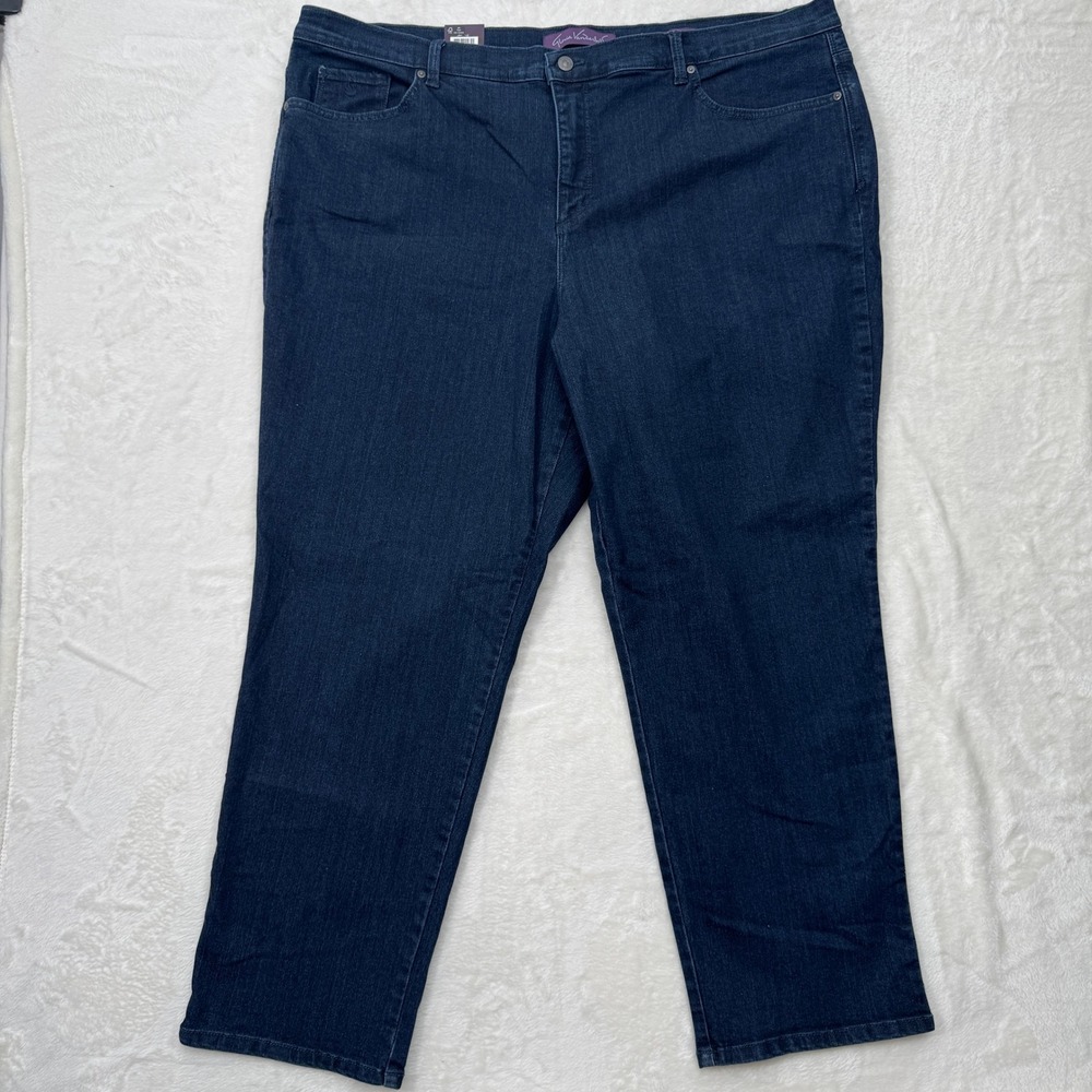 Gloria Vanderbilt Jeans Womens 22W Blue Amanda Tapered Leg Classic Rise Portland